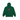 Supreme Jordan Hooded Sweatshirt Green FW24 sneakers ses i frontvisning med hætte, broderet logo på brystet og kængurulomme i grønne nuancer
