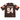 Supreme Sequin Football Jersey Brown sneakers frontview viser den brune jersey med glitrende pailletdetaljer og broderet Supreme logo på brystet