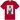 Supreme Playboi Carti Tee Red sneakers front view med grafisk portrætprint i sort og hvid på brystet, fremstillet i bomuld i en intens rød farve