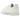 Adidas Stan Smith Primegreen Cloud White sneakers set fra siden med hvid læderoverdel, grøn hældetalje og klassisk hvid gummisål
