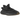 Adidas Yeezy Boost 350 V2 Cinder sneakers i en flot vinklet profilvisning med mørkegrå Primeknit-overdel, matchende sål og signaturstrop på hælen.