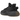 Adidas Yeezy Boost 350 V2 Cinder sneakers i en vinklet visning med mørkegrå Primeknit-overdel, matchende snørebånd og karakteristisk gummiydersål
