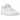 Adidas Forum Low Triple White sneakers i en stilfuld sideprofil med klassisk snørelukning, hvid læderoverdel og det ikoniske Adidas Trefoil-logo.