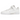 Adidas Forum Low Triple White sneakers i en sideprofil, der fremhæver den helt hvide læderoverdel, ankelrem og den klassiske flade sål.