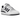 Adidas Forum Low White Black sneakers i sideprofil med hvid læderoverdel, sorte detaljer og den klassiske ankelrem for et retro look