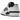 Adidas Forum Low White Black sneakers i en klassisk sideprofil med hvid læderoverdel, sorte detaljer, velcrostrop og hvid gummisål.