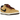 Nike SB Dunk Low City of Cinema sneakers i en vinklet visning med tekstureret beige overdel, kontrasterende sort swoosh og mønstret indersål.