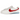 Nike Classic Cortez Forrest Gump sneakers i profil med hvid læderoverdel, rød swoosh og den klassiske blå stribe på den hvide sål