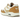 Nike Air Max 1 Wheat sneakers i en vinklet visning med overdel i nubuck og tekstil, brunlige toner samt den ikoniske hvide sål med Air-enhed
