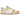 Nike Dunk Low Next Nature Soft Yellow Alabaster sneakers i profil med pastelgult læder og hvid swoosh på en lys ydersål