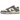 Nike Dunk Low Next Nature Daybreak sneakers set fra siden med hvid læderbase, lilla overlays, lilla swoosh og hvid sål