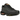 Nike Air Max 95 Anthracite Safety Orange sneakers set fra siden med mørk overdel i grå nuancer og synlige orange Air-enheder i sålen