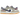 Nike SB Dunk Low Rayssa Leal sneakers i en vinklet profilvisning med lilla detaljer, mønstret swoosh og hvid mellemsål i gummi