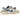 Nike SB Dunk Low Rayssa Leal sneakers set fra siden med hvide og lilla paneler, tekstureret læder, broderet smile-logo og tykke snørebånd