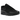 Nike Air Max 1 Essential Triple Black sneakers set fra siden med helt sort design, ikonisk læderoverdel, mesh og den synlige Air-sål.