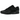 Nike Air Max 1 Essential Triple Black sneakers set fra siden med helt sort overdel i læder og tekstil samt den ikoniske synlige Air-stødabsorbering.