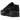 Nike Air Max 1 Essential Triple Black sneakers i en vinklet profilvisning med helt sort overdel i nubuck og tekstil samt den ikoniske Air-sål.