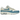 Nike Air Max 1 Soft Pearl Smokey Blue sneakers set fra siden med lyseblå overdel i læder og mesh, hvid mellemsål og synlig Air-enhed i hælen.