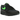 Nike Air Max 1 Essential Black Green Strike sneakers i sideprofil med sort læderoverdel, grønne detaljer og klassisk Air Max sål