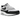 Nike Air Max 1 Essential White Pure Platinum Black sneakers set fra siden med hvid mesh, grå detaljer, sort swoosh og hvid mellemsål med synlig Air unit.