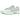 Nike Air Max 1 Vapor Green sneakers set fra siden med grønne ruskindsoverlays, hvid mellemsål og den ikoniske synlige Air-stødabsorbering i hælen.