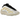 Adidas Yeezy 700 V3 Safflower sneakers i en vinklet visning med hvidt RPU-bur, beige strik-overdel, sorte detaljer og den karakteristiske tykke EVA-sål