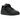 Adidas Forum Low Triple Black sneakers i profil med overdel i sort læder, sorte snørebånd, klassisk velcrolukning og matchende sort sål