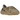 Yeezy Foam RNNR Stone Sage sneakers i profil, der fremviser den unikke, støbte slip-on silhuet med perforerede detaljer i en grågrøn farve.