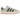 Adidas Campus 00s Crystal White Dark Green sneakers fra siden med hvid læderoverdel, grønne striber og en tyk hvid sål