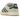 Adidas Campus 00s Crystal White Dark Green sneakers i sideprofil med hvid læderoverdel, mørkegrønne striber og flade snørebånd