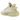 Adidas Yeezy Boost 350 V2 Light sneakers set fra siden med et lysende hvidt Primeknit-overdel, beige snørebånd og den karakteristiske sål
