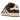 Adidas Campus 00s Bark sneakers i en klassisk vinklet profil med brun ruskindsoverdel, hvide snørebånd og de ikoniske hvide 3-Stripes på siden.