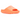 Adidas Yeezy Slide Enflame Orange sneakers set fra siden, med det karakteristiske støbte EVA-skumdesign i en heldækkende klar orange farve