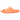 Adidas Yeezy Slide Enflame Orange sneakers set fra siden i en markant orange farve med den karakteristiske riflede EVA-skumsål og åbent design