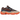 Adidas Yeezy 500 Enflame sneakers set fra siden med karakteristisk nubuck, mesh og ruskind i nuancer af orange, brun og grå på gummisålen