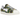 Adidas Superstar Bape Camo Green sneakers set fra siden med grønt camo-mønster, ikonisk hvid gummi-skaltå og sorte detaljer på hælen