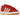 Adidas Campus 00s Better Scarlet Cloud White sneakers i sideprofil med rød ruskindsoverdel, hvide læderstriber og tykke hvide snørebånd.