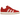 Adidas Campus 00s Better Scarlet Clear Pink sneakers i sideprofil med rød ruskindsoverdel, hvide læderstriber og chunky snørebånd