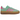 Adidas Gazelle Bold Pulse Mint Pink sneakers i en flot profilvinkel med mintgrøn ruskindsoverdel, lyserøde detaljer og den ikoniske tykke sål