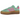 Adidas Gazelle Bold Pulse Mint Pink sneakers i en flot vinkel med mintgrøn overdel, pink striber, ruskind og en markant tyk platform-ydersål i gummi