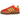 Adidas Gazelle Bold Solar Orange Solar Green sneakers i sideprofil med orange overdel, grønne detaljer og klassiskplateau-sål
