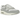 Nike Air Max 1 Grey Platinium sneakers set fra siden med lysegrå overdel i ruskind, mesh-detaljer og synlig Air-enhed i mellemsålen.