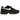 Nike Air Max Plus Tiempo Black White sneakers i profilvisning med sort læderoverdel, ikoniske bølgede linjer, hvid mellemsål og synlig Air-enhed