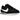 Nike Cortez Textile Black White sneakers sideprofil med sort tekstiloverdel, hvid læder Swoosh og klassisk hvid mellemsål