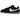 Nike Cortez Textile Black White sneakers i klassisk sideprofil med sort tekstiloverdel, hvid læder-swoosh og detaljer samt hvid gummisål.