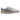 Nike Cortez Textile College Grey Clay Green sneakers i vinklet profil med grå tekstiloverdel, grøn swoosh-logo og hvid mellemsål med detaljer.