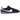 Nike Cortez TXT Midnight Navy sneakers i sideprofil med mørkeblå tekstiloverdel, hvide detaljer, swoosh og ikonisk gummisål med savtakket kant