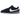 Nike Cortez TXT Midnight Navy sneakers i en sideprofil med en dybblå tekstiloverdel, hvid læder-swoosh og en stribet skumsål.