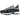 Nike Air Max Sunder Silver Anthracite sneakers i en vinklet profilvisning med metallisk sølvfarvet overdel, lynlåslukning og sort sål