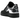 Nike Air Force 1 Low Retro All-Star sneakers set fra siden med sort laklæder-overdel, hvid mellemsål og broderet Nike Air-logo på hælen.